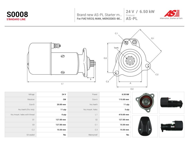 Starter motor
