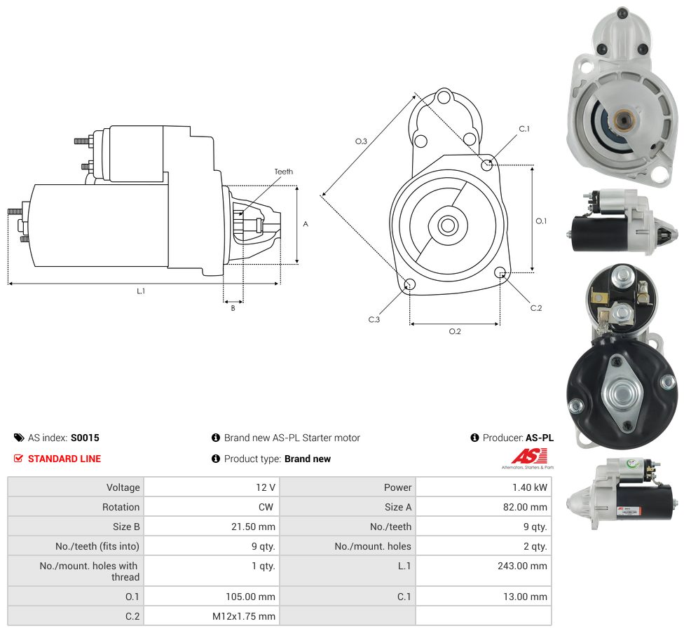 Starter motor