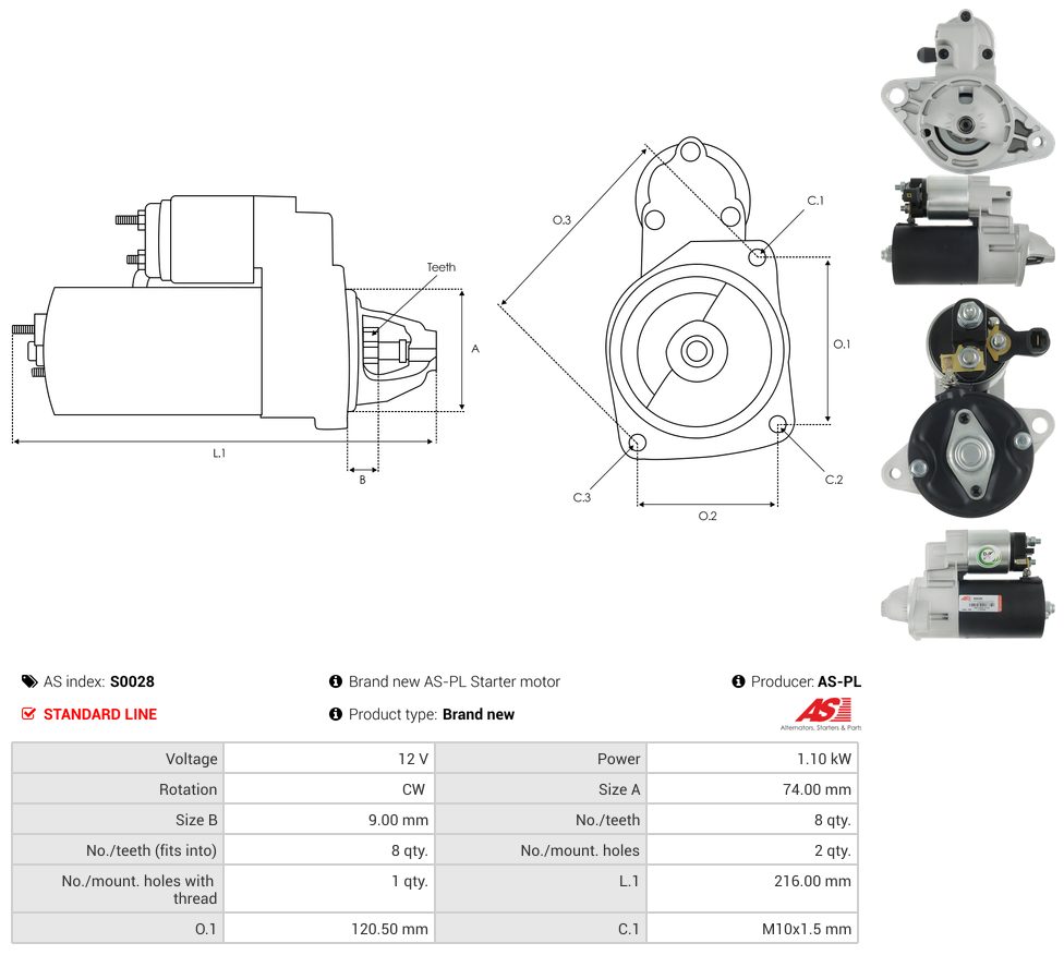 Starter motor