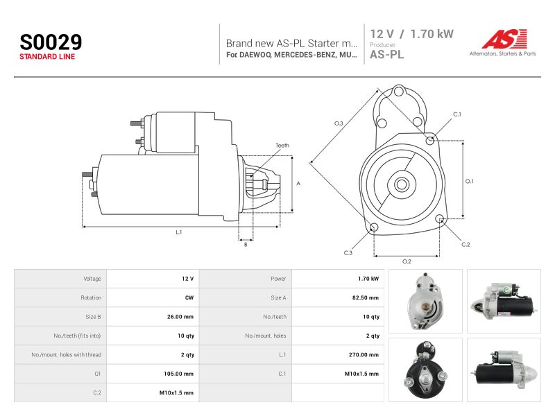 Starter motor