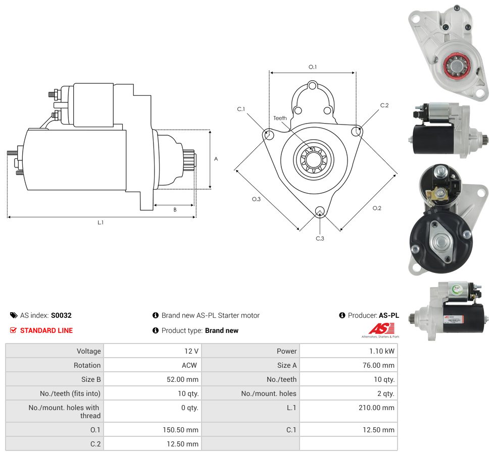 Starter motor