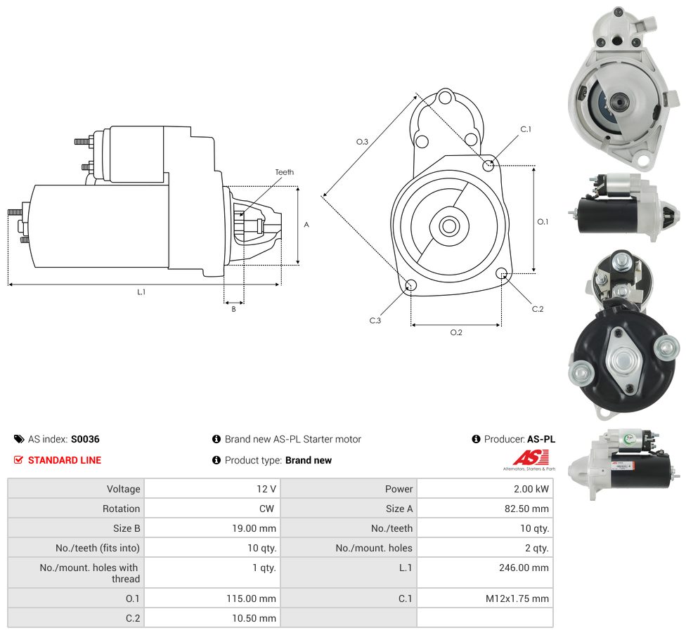 Starter motor