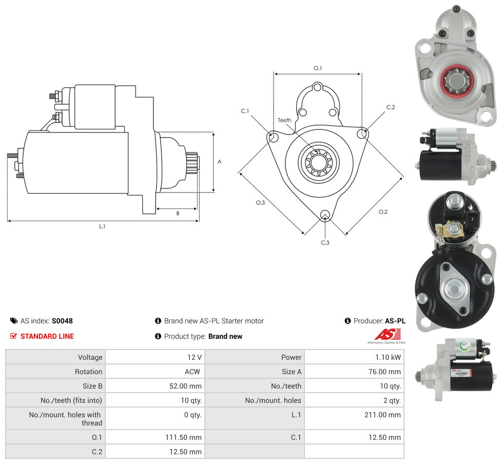 Starter motor