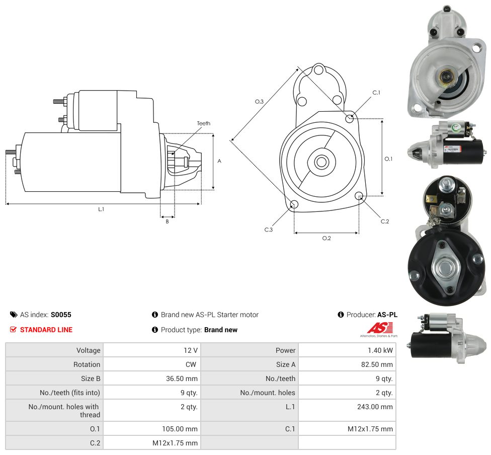 Starter motor