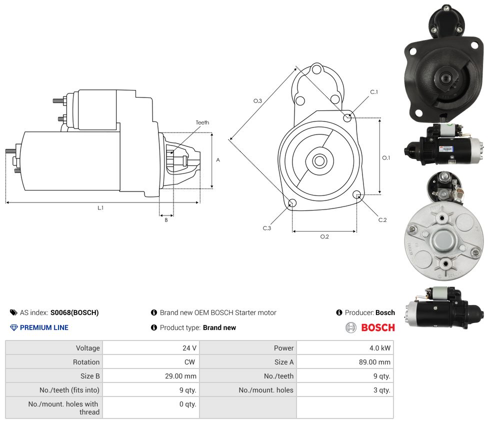Starter motor
