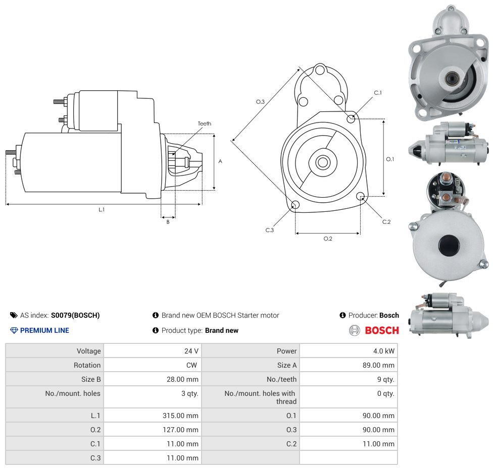 Starter motor