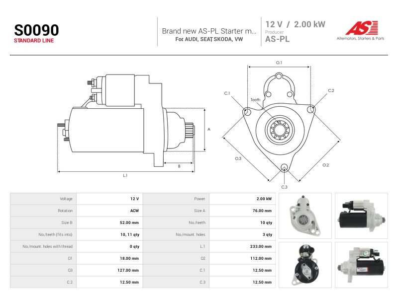 Starter motor