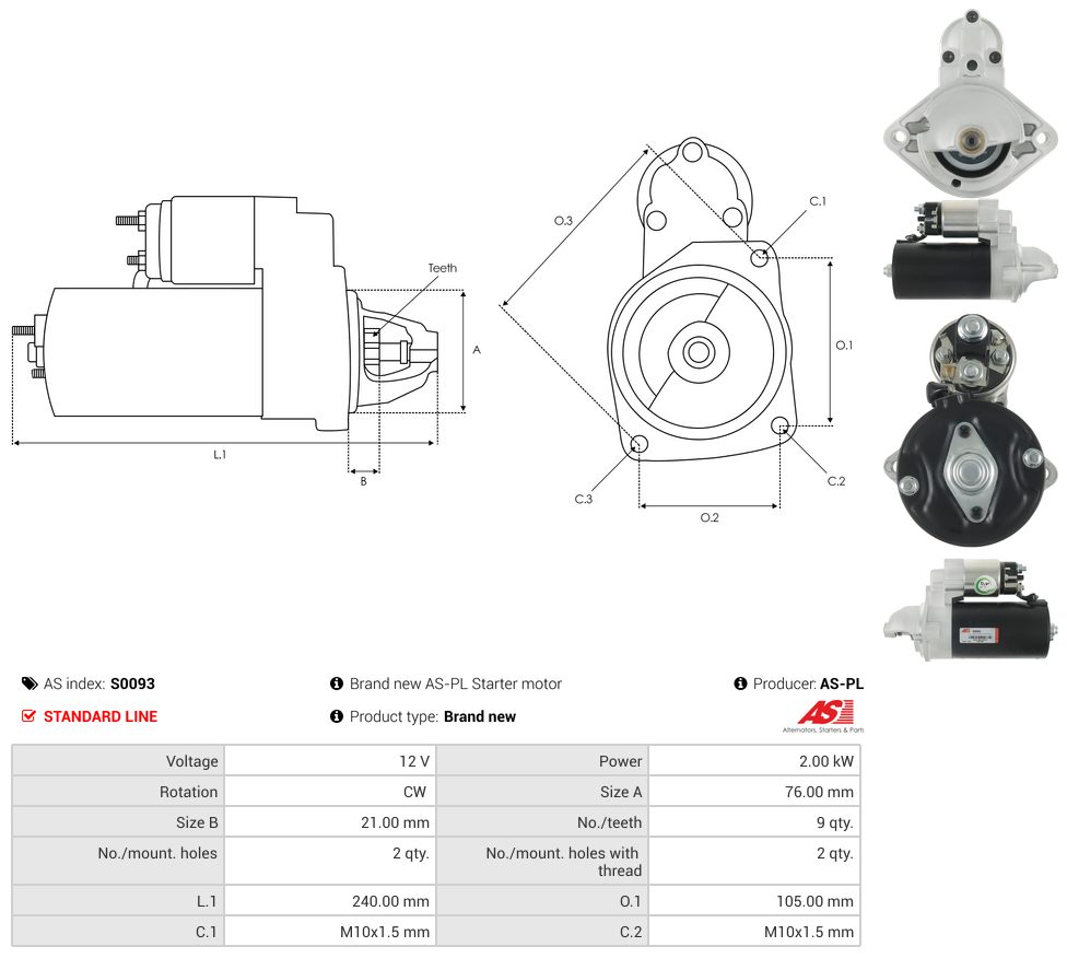 Starter motor