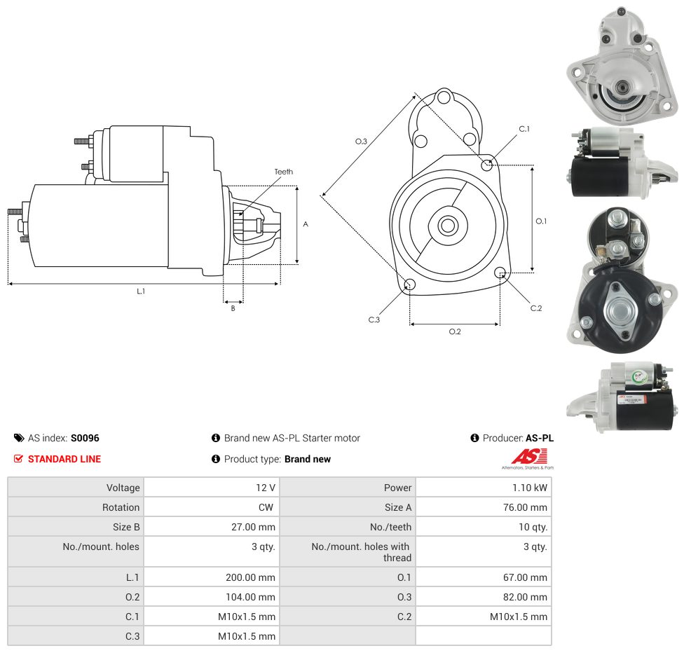 Starter motor