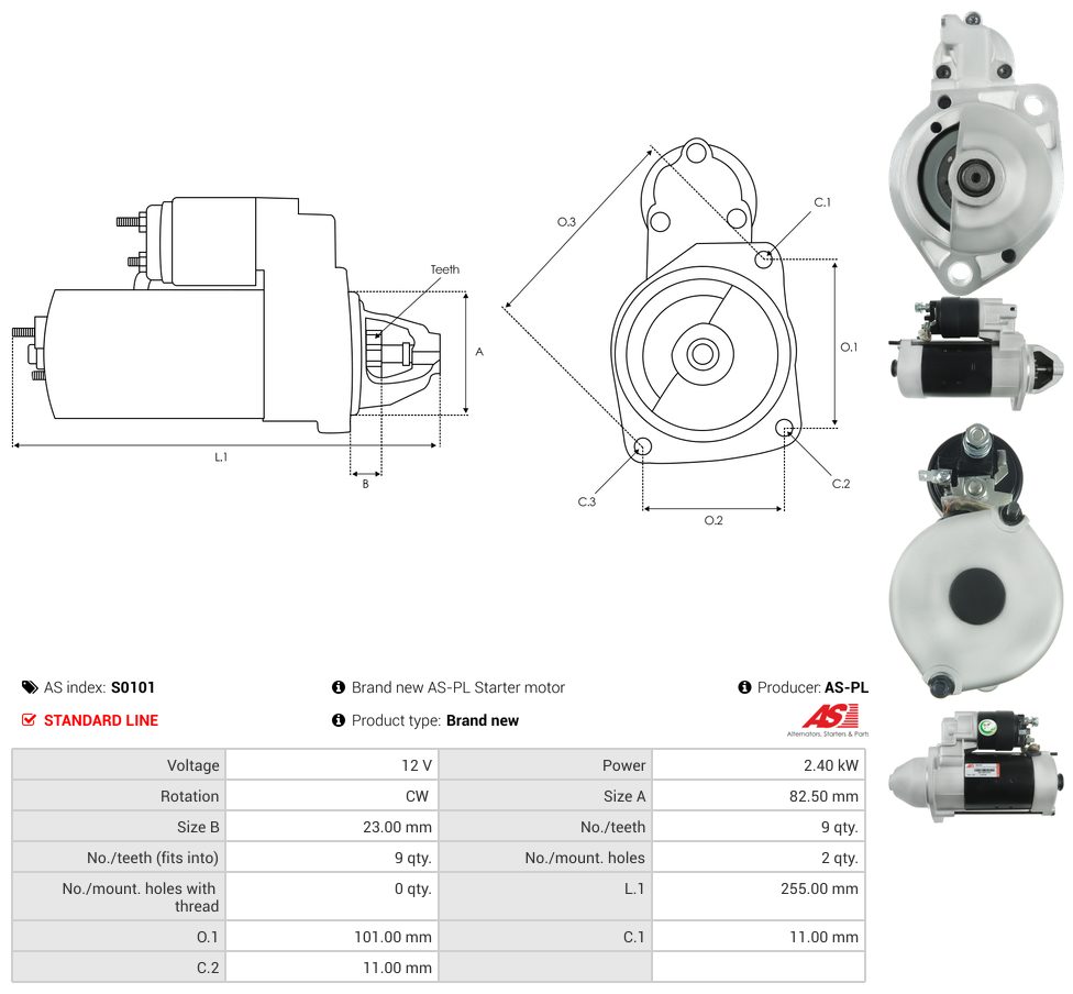 Starter motor