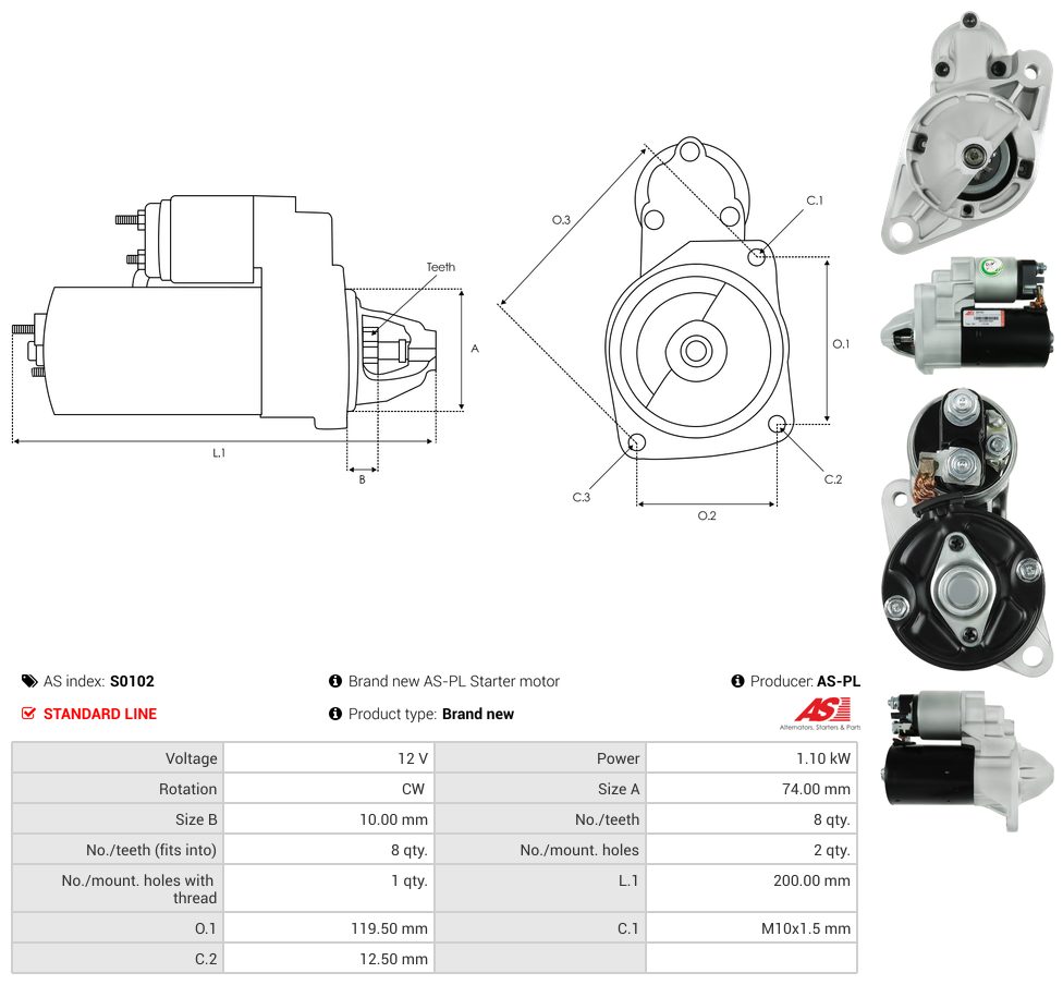 Starter motor