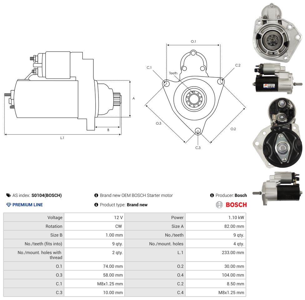 Starter motor