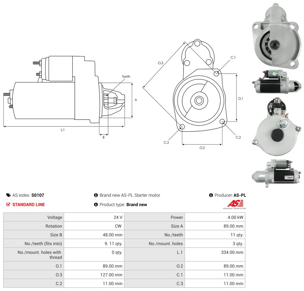 Starter motor
