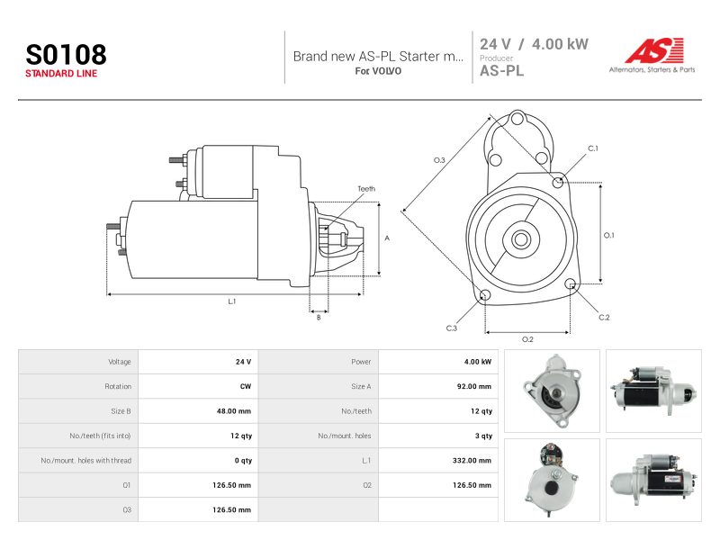 Starter motor