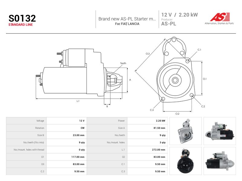 Starter motor