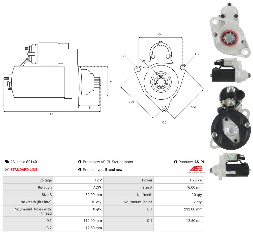 Starter motor