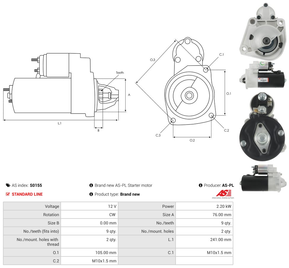 Starter motor