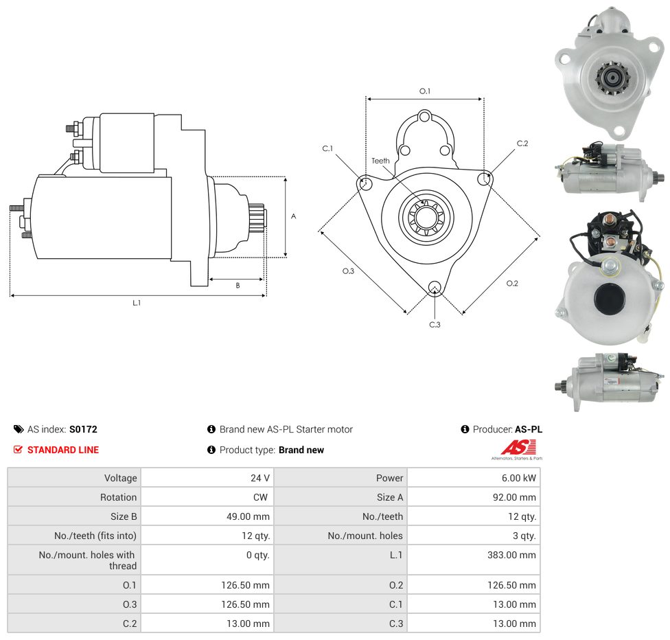 Starter motor