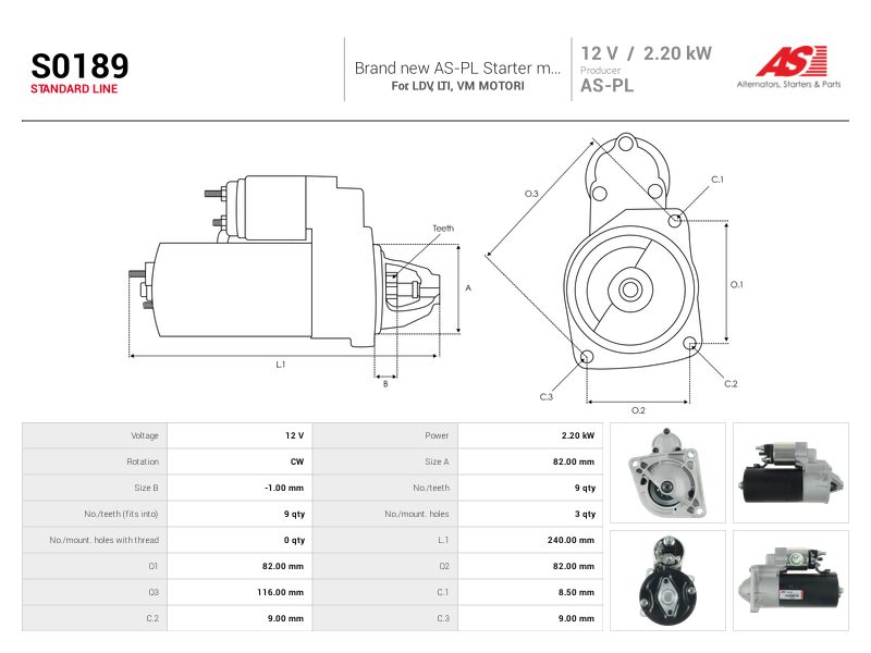 Starter motor