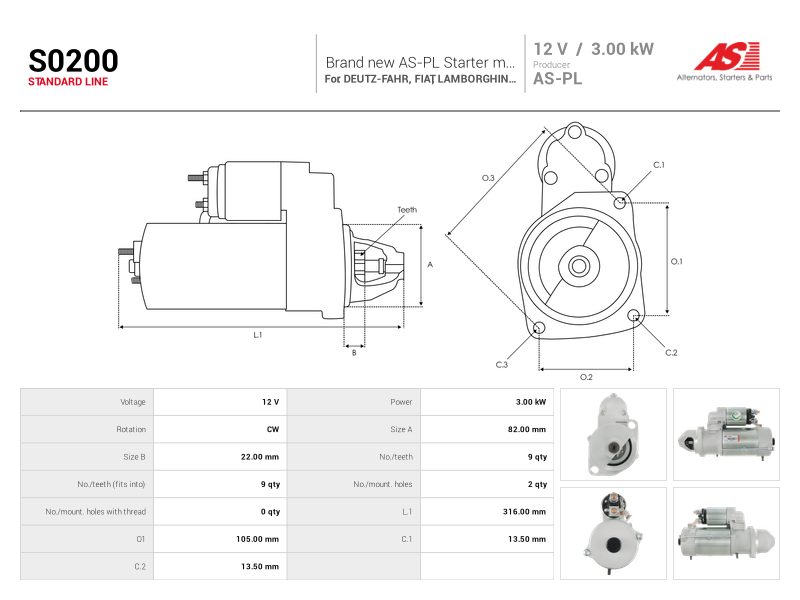 Starter motor