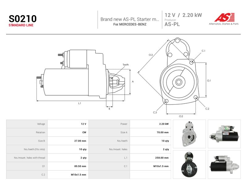Starter motor