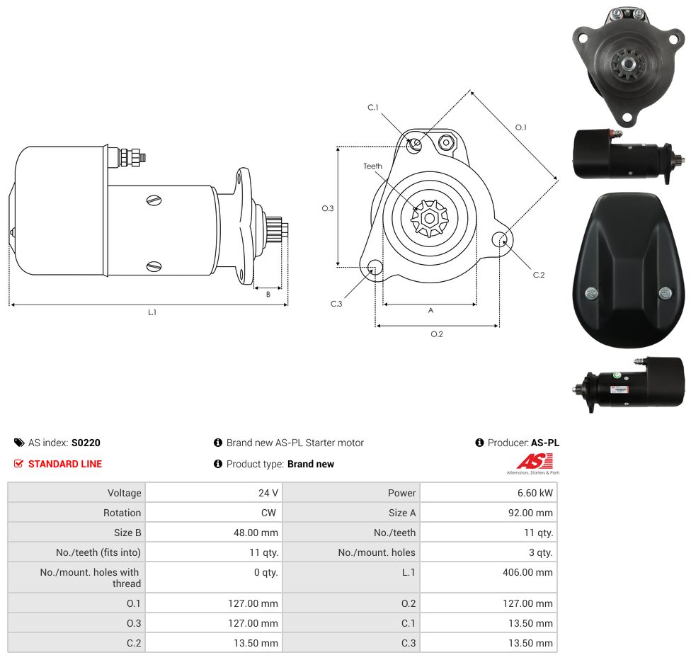 Starter motor