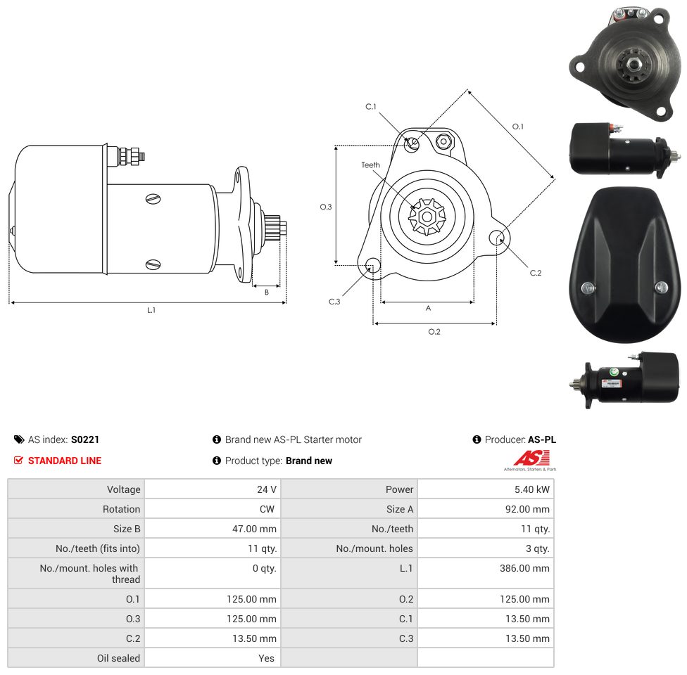 Starter motor