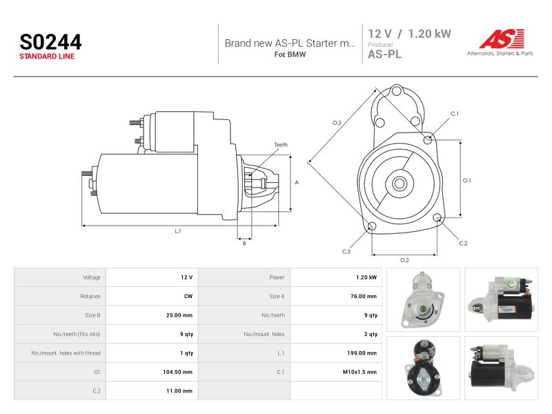 Starter motor