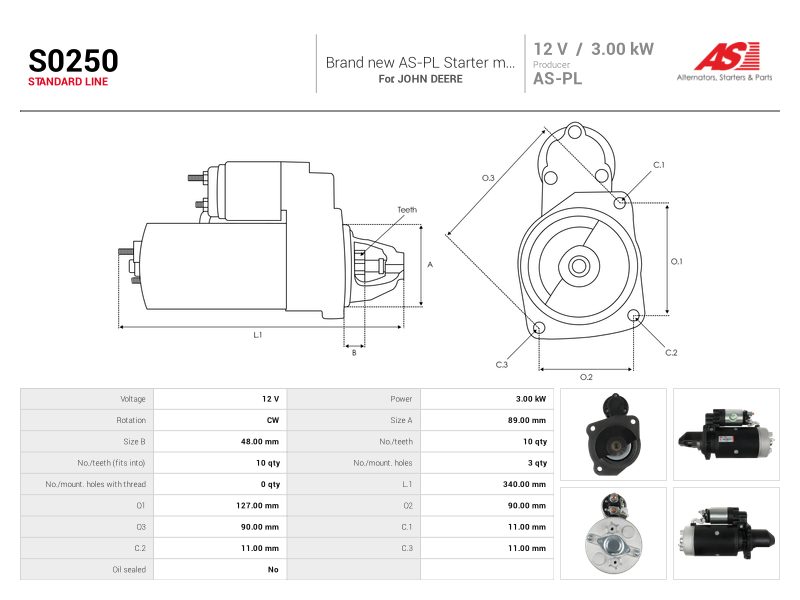 Starter motor