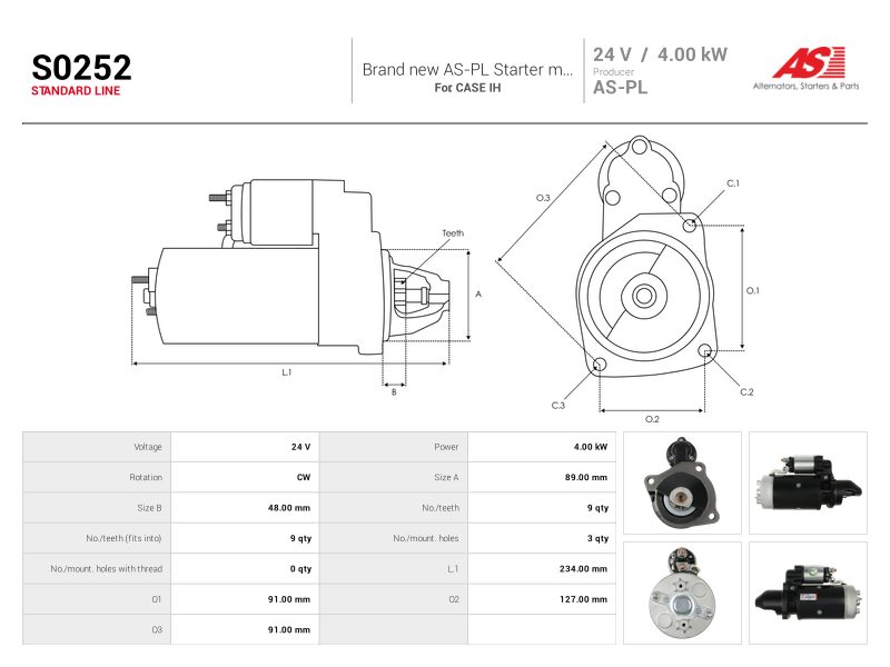 Starter motor