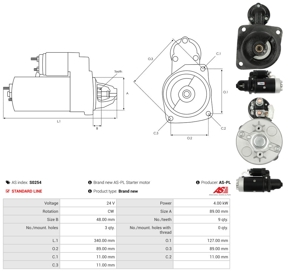 Starter motor