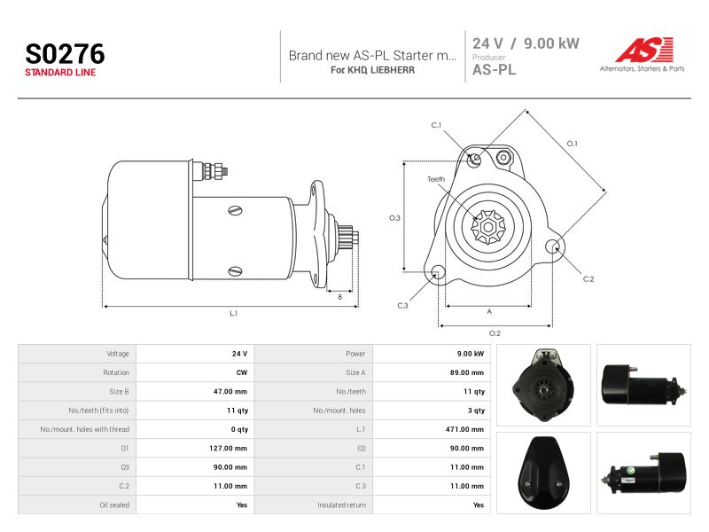 Starter motor