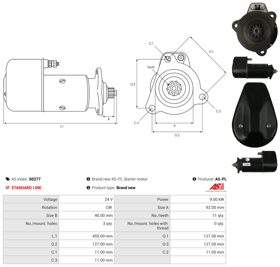 Starter motor