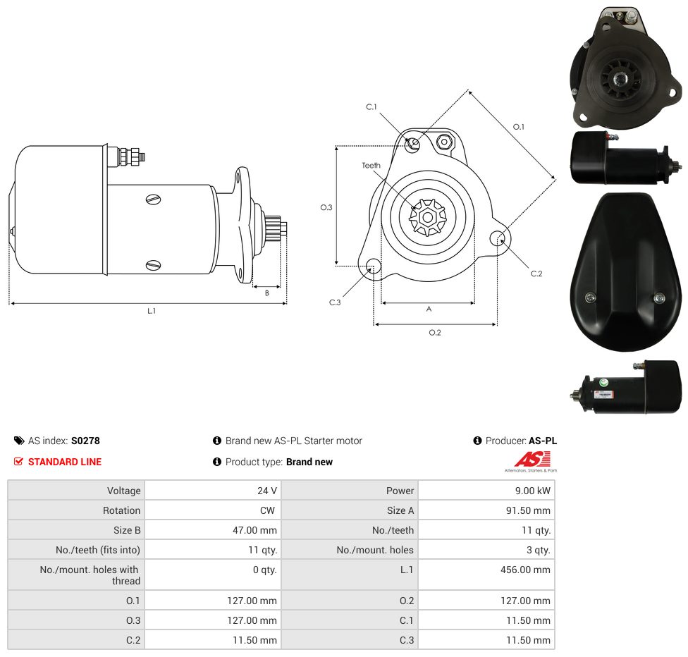 Starter motor