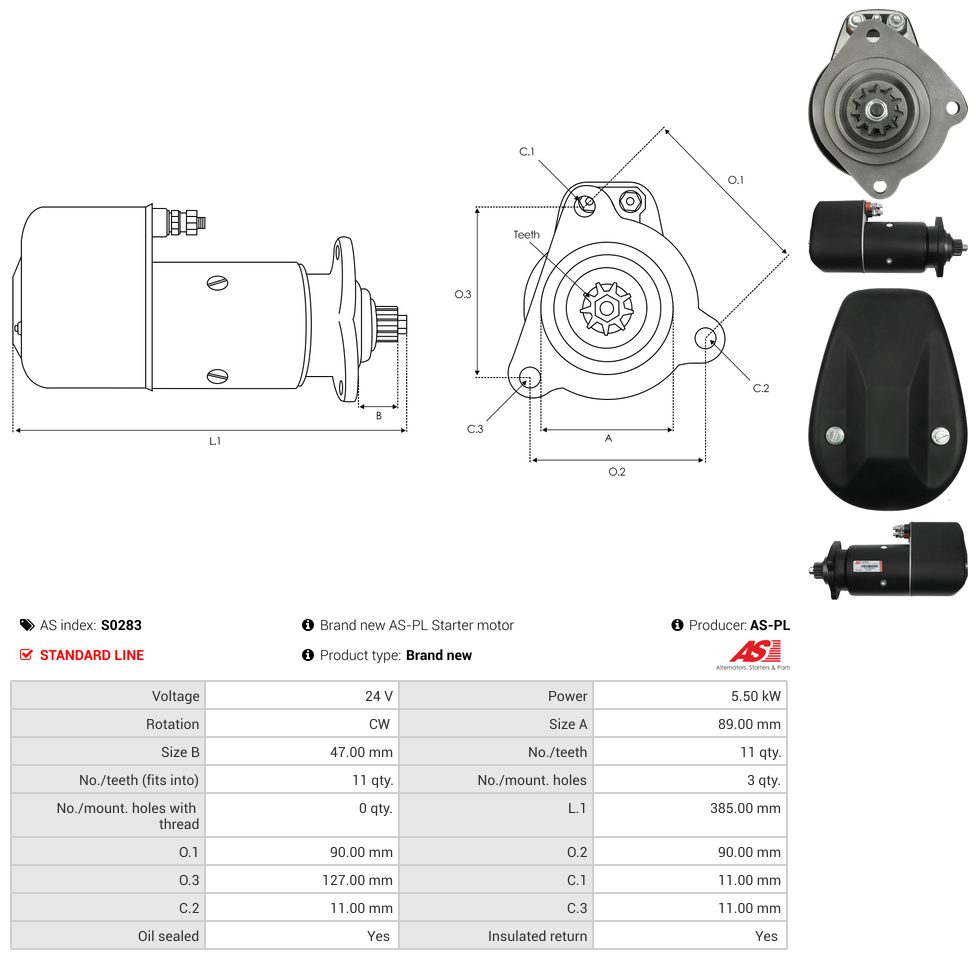 Starter motor