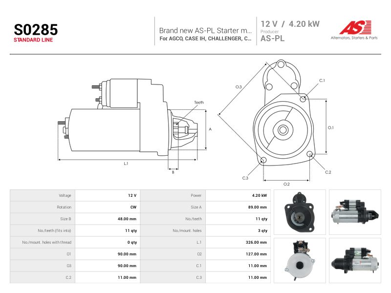 Starter motor