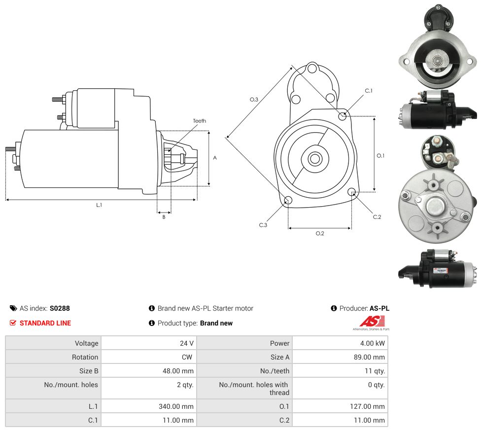 Starter motor