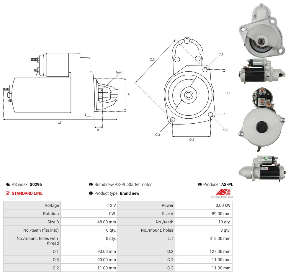 Starter motor
