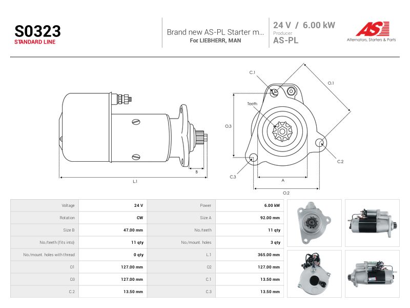 Starter motor