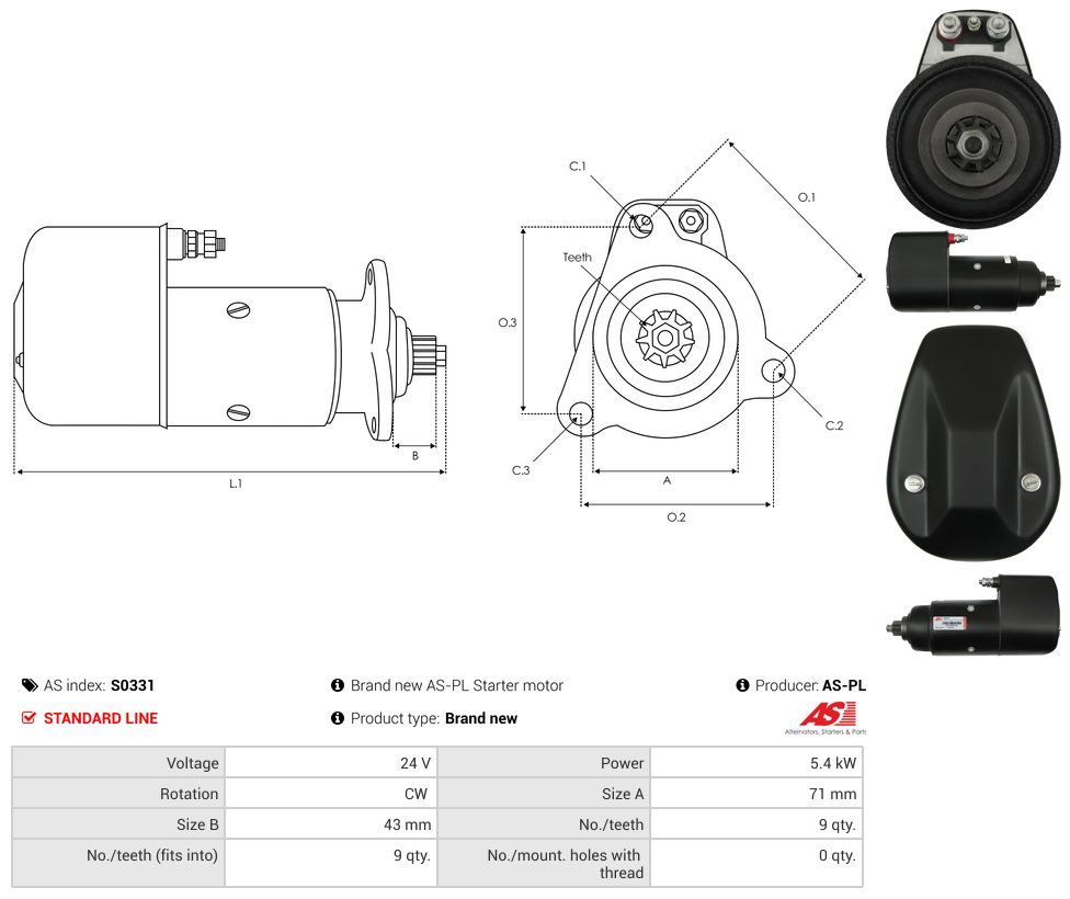 Starter motor