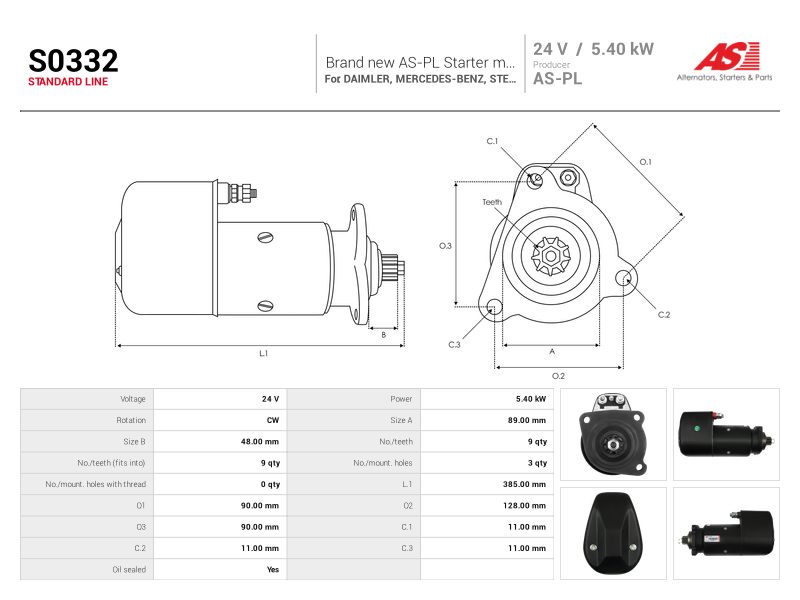 Starter motor