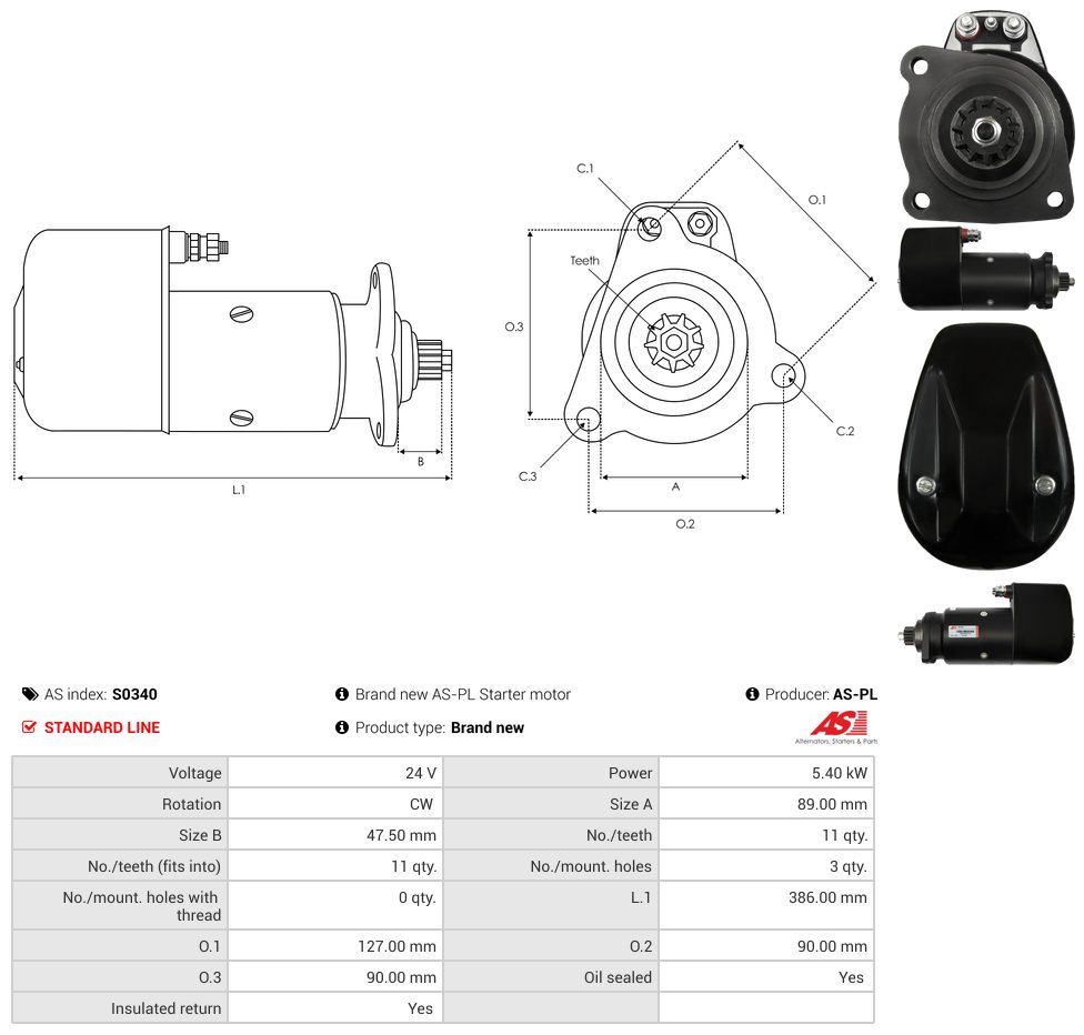 Starter motor