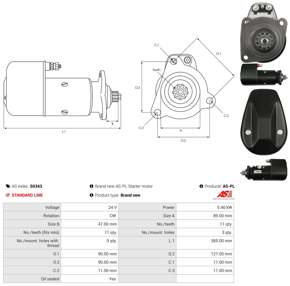 Starter motor