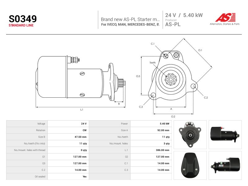 Starter motor
