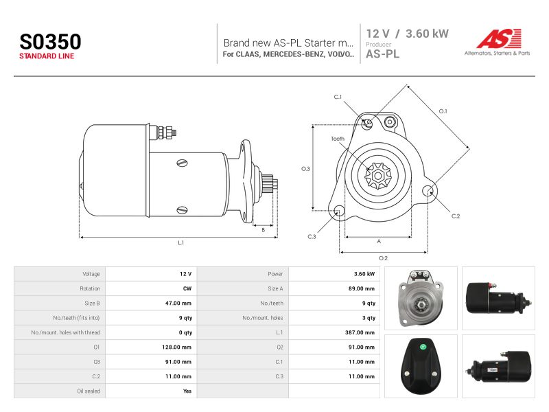 Starter motor