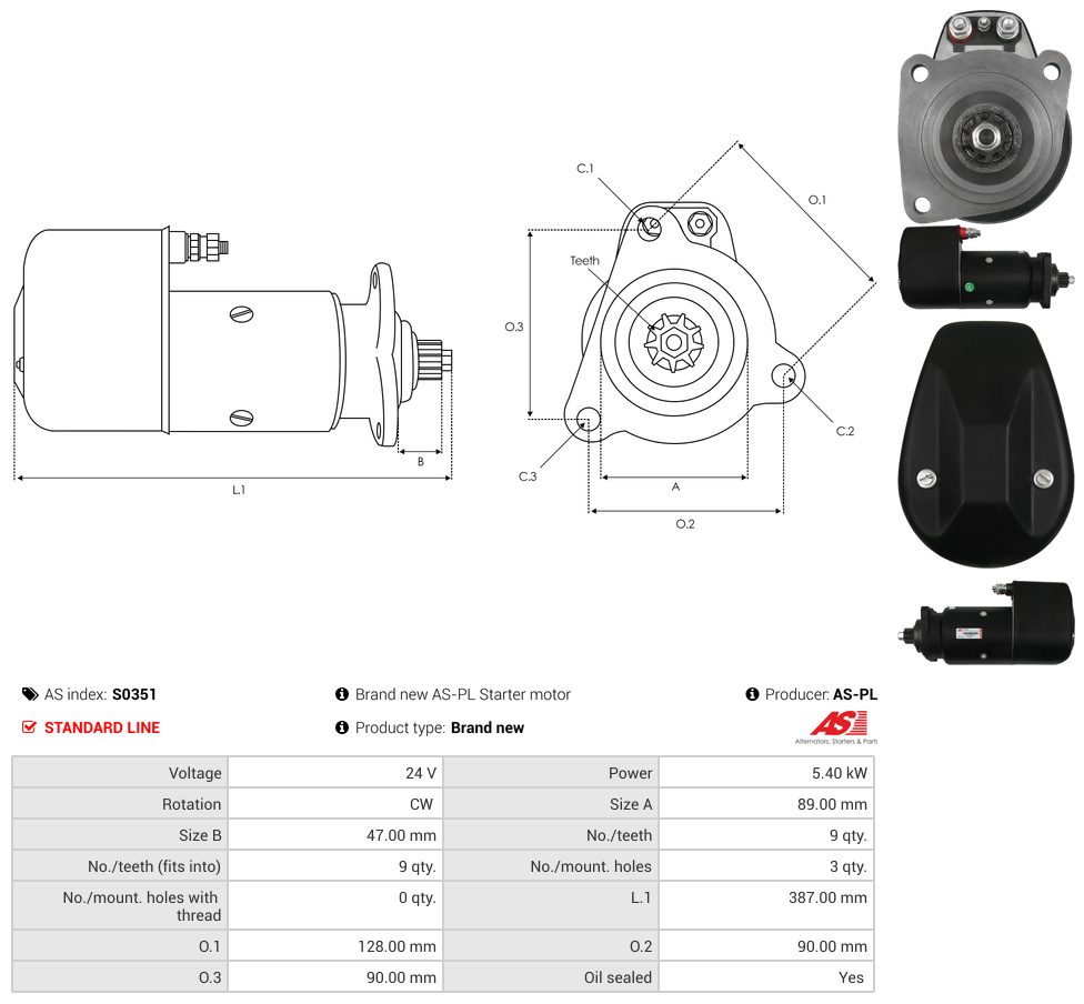 Starter motor