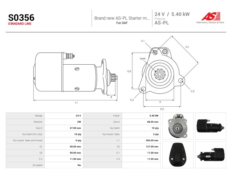 Starter motor