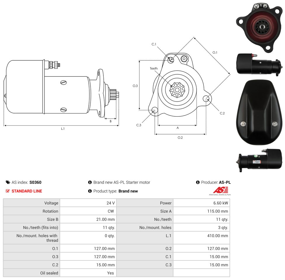 Starter motor