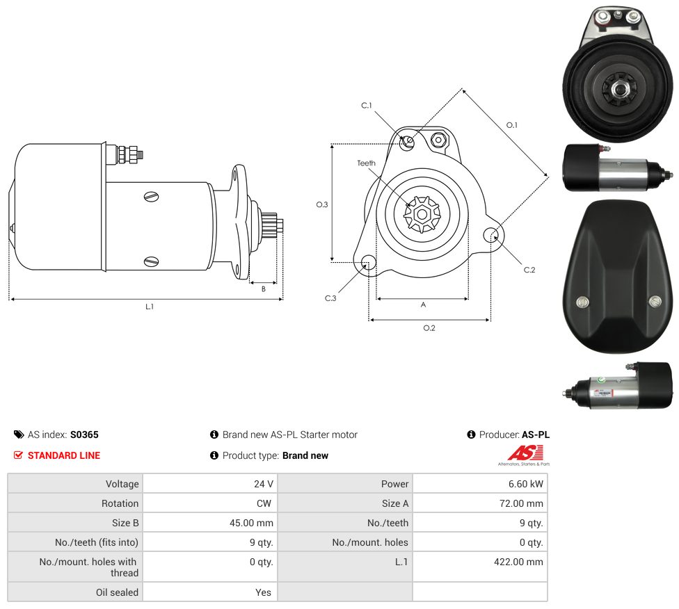 Starter motor
