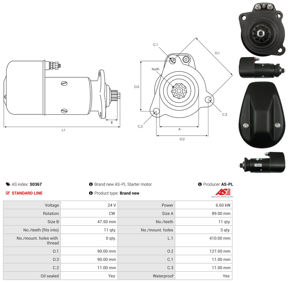 Starter motor